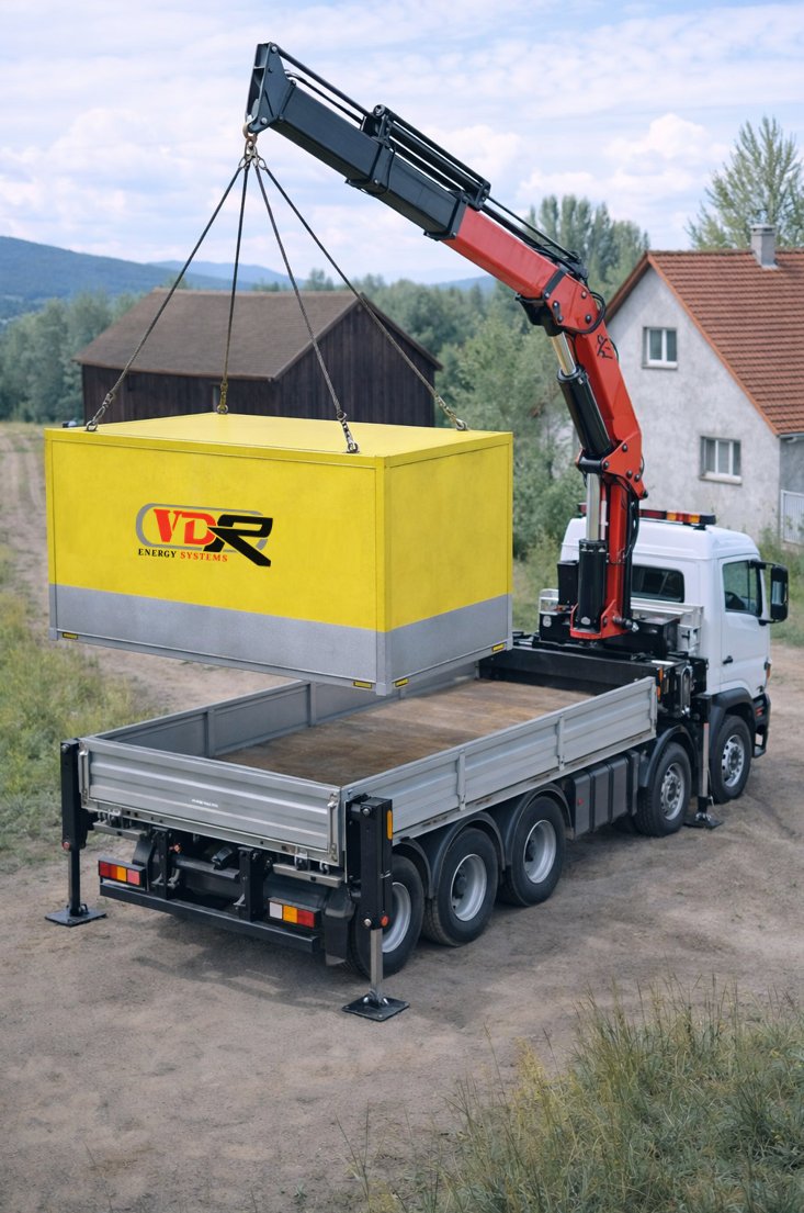 VDR-ES MPSS being loaded by crane onto a truck